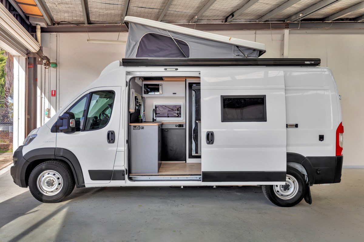 Fiat Ducato with Roof Bed campervan conversion by Focus RV