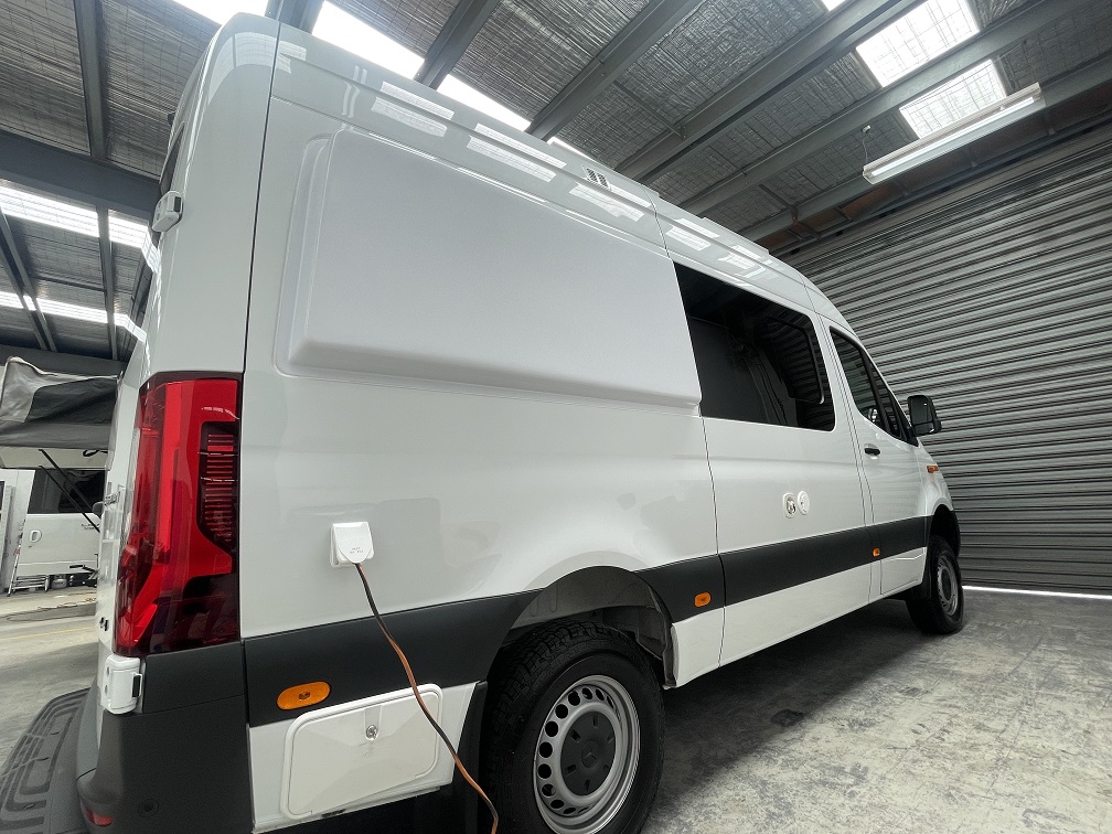 Caravan fit-out work at Focus RV Campbellfield workshop