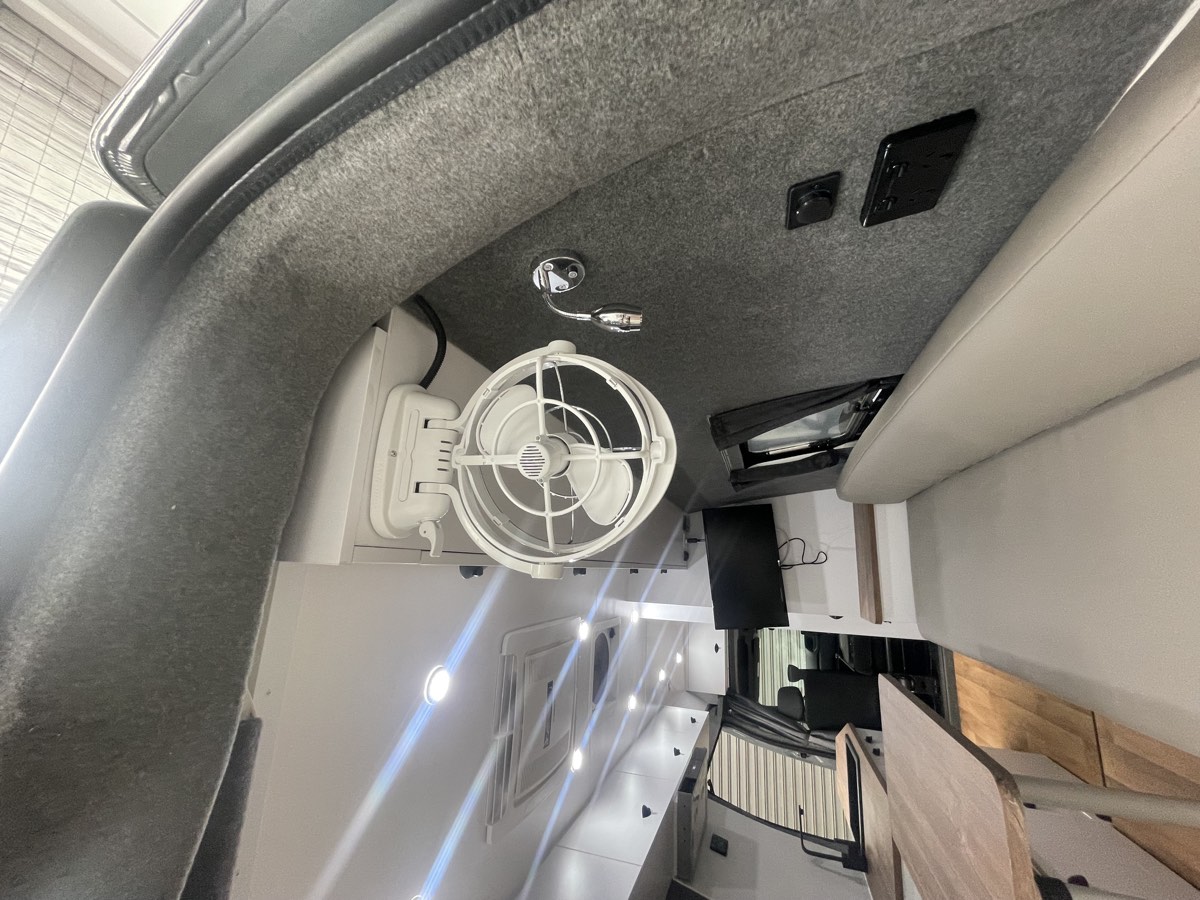 Completed Fiat Ducato campervan conversion at Focus RV